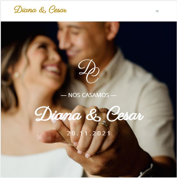 Image of the website for invitations.